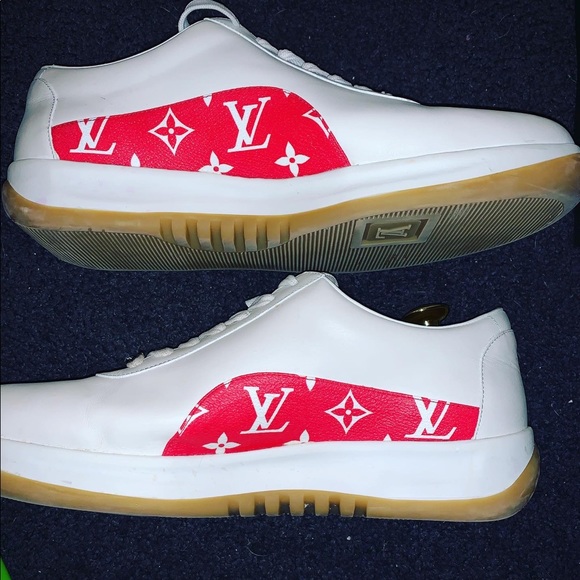 SUPREME xLOUIS VUITTON sport supreme white monogrm - Picture 2 of 8